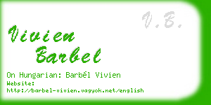 vivien barbel business card