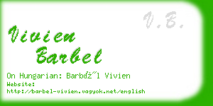 vivien barbel business card